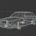 Old Rusty Classic Sedan Car With Damaged Wheels And Weathered Exterior Body