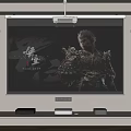 Advanced Projection Monitoring System With Projector Screen Camera And Real Time Indoor