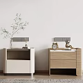 Modern bedside table 3d model