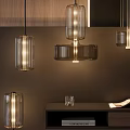 Contemporary Glass Pendant Light Combination For Modern Interior With Various Shapes And Warm Glow