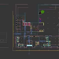 Modern Mall Store Interior With Open Layout Glass Display Shelves And Checkout Counter