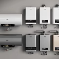 Various Styles Of Household Water Heaters With Modern Designs And Color Options