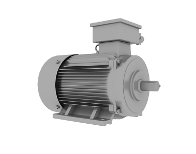 modern motor 3d model