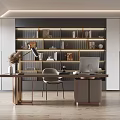Modern study 3d model