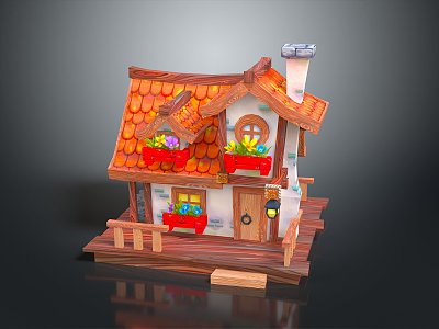 cartoon wooden house cartoon wooden house cartoon wooden house cartoon wooden house cartoon forest wooden house 3d model