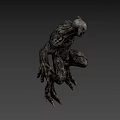 Game Movie Monster Character With Muscular Body Sharp Claws And Horned Head 3D Model Design