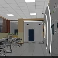 School Math Classroom With Math Formulas Pi Symbol And Geometric Learning Space