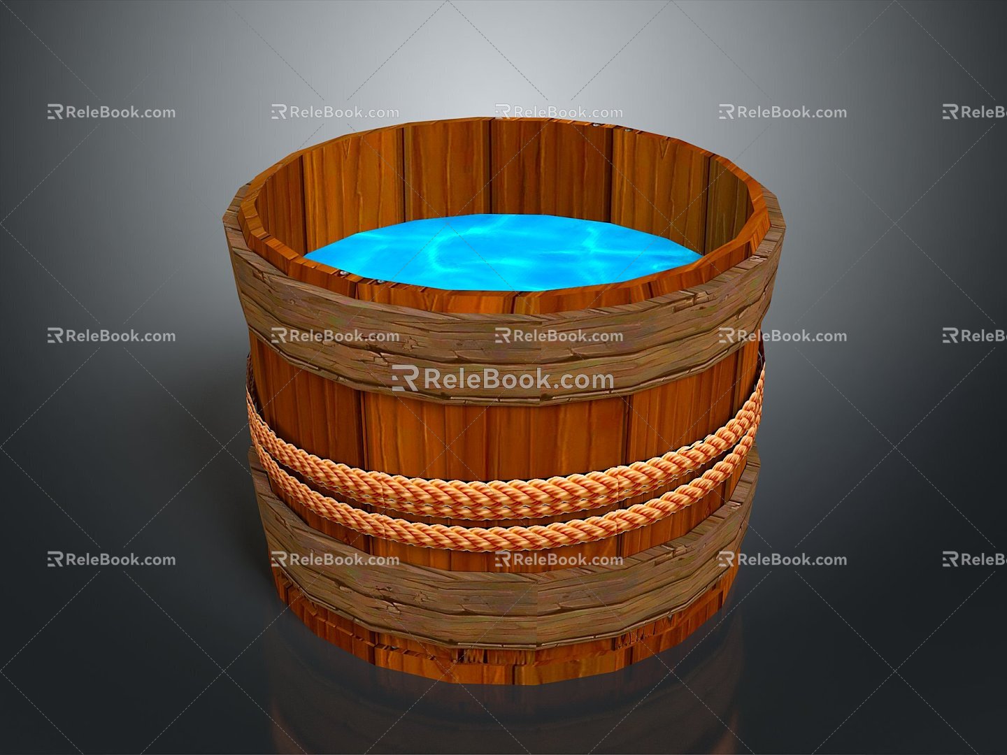 Modern bath tub 3d model