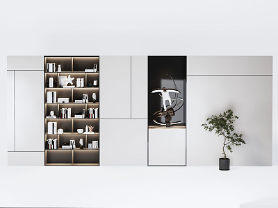 Modern Bookcase Bookshelf model