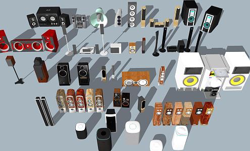 Modern Audio Equipment 3d model