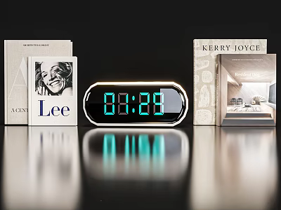 Modern Book Ornaments 3d model