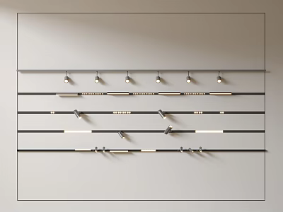 Modern Downlights And Spotlights With Various Design Styles For Home Decoration 3d model