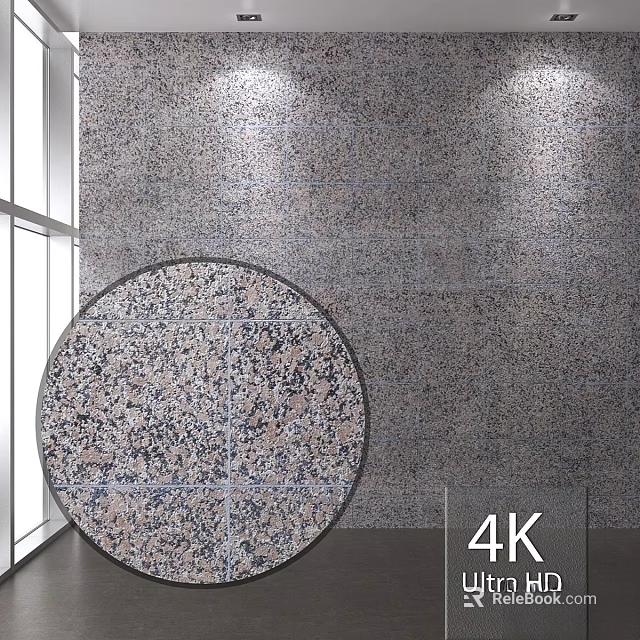 Circular Component Design Featuring Textured Wall Surface And 4K Quality 3d model