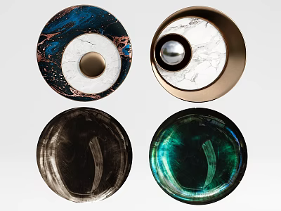 Modern wall decoration wall decoration pendant device 3d model