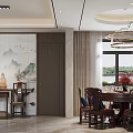 Modern Duplex Living Room Interior With Marble Wall And Wood Decor