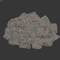 Natural Gray Irregular Stones Pile For Landscaping And Construction Use
