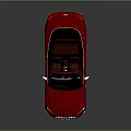 Red Audi Convertible Sports Car With Open Top Black Wheels And Sleek Design