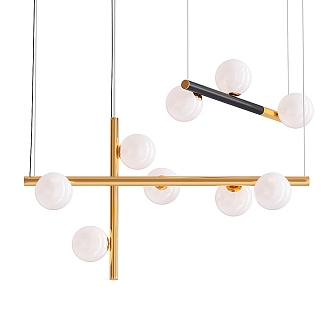 Modern chandelier 3d model