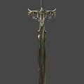 Detailed Decorative Medieval Sword With Intricate Hilt And Ornate Metallic Finish