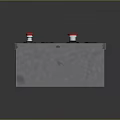 Electronic button key bomb key 3d model