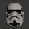 Iconic Stormtrooper Helmet Cosplay Accessory With White Shell And Black Details