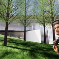 Modern Garden Landscape Design With Architectural Structure Greenery And Water Feature 3d model