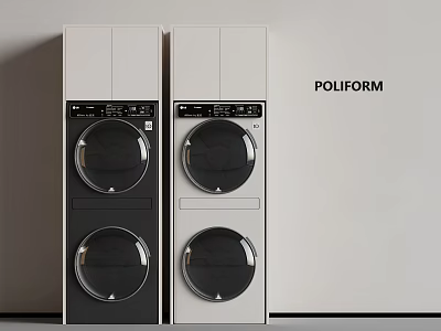 07 washing machine modern washing machine vertical washing machine 3d model