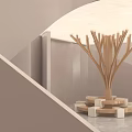 Modern Interior Design With Curved Walls Steps Sleek Floor And Circular Lighting