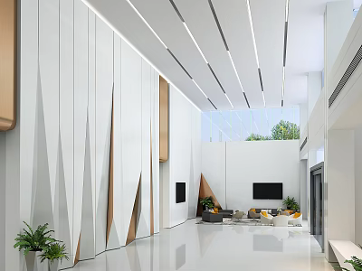 Hall Office Hall 3d model