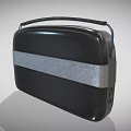 Retro Radio Speaker With Black Silver Design Colorful Buttons Knob And Handle