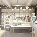MODA OASIS Specialty Store Featuring Orange Exterior Glass Showcase Smiling Faces Billboard And Designer Brand