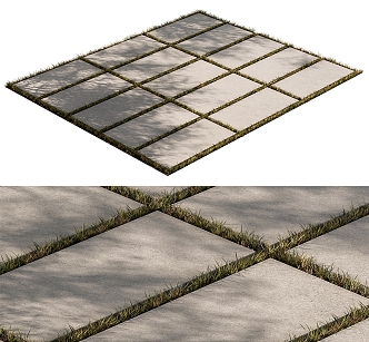 modern floor tile outdoor floor tile 3d model