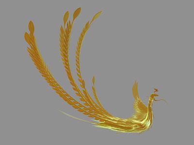 Modern Phoenix 3d model