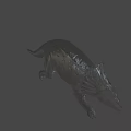 Realistic Triceratops 3D Rendered Game Movie Character With Large Horns Frilled Neck Detailed Skin Texture