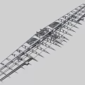 Industrial Equipment Durable Metal Frame Structure With Support Beams For Heavy Duty Applications