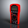 KLEIN TOOLS Red Digital Multimeter With Display Buttons And Dial