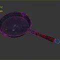 Stylish Blue Frying Pan With Wooden Handle And Round Design For Kitchen Use