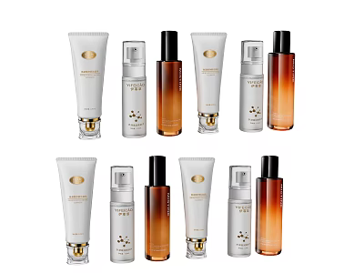 daily necessities cosmetics 3d model