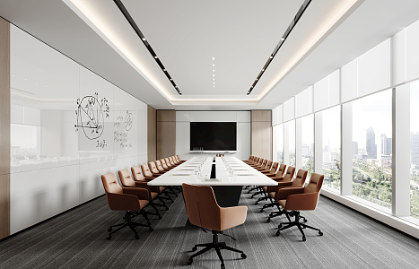 Modern Conference Room 3d model