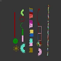 Various Water Fountain Designs With Vertical Jets Curved Arcs And Cascading Water Effects