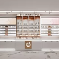Modern Hair And Beauty Salon Interior With Display Shelves Products Bright Lighting And White Counter