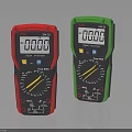 Pro'sKit Red And Green Digital Multimeters With LCD Screen Showing 0000