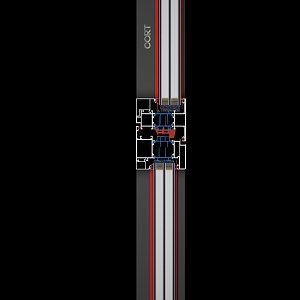 Modern window profile 3d model