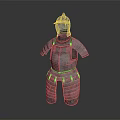 Historical Medieval Metal Armor With Helmet Chest Plate And Leg Protection