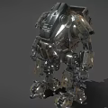 Mecha robot sci-fi robot war machine 3d model
