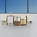 Campus Culture Wall with Hexagonal Panels Featuring Text Portrait Images Window Blue Sky Background