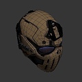 Ronin Ballistic Skull Mask 3d model