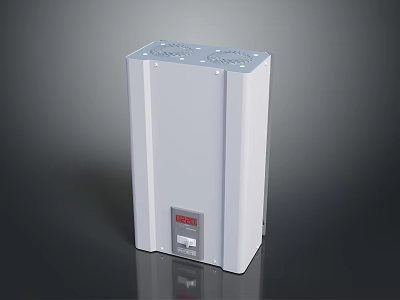 BOSCH White Modern Efficient Household Water Heater Appliance For Daily Home Use 3d model