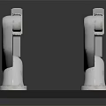 Silver Water Vehicle With Dual Arm Like Structure And Reflective Base Design