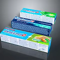 Biomed Toothpaste Products Featuring Different Flavors And Packaging For Daily Use 3d model